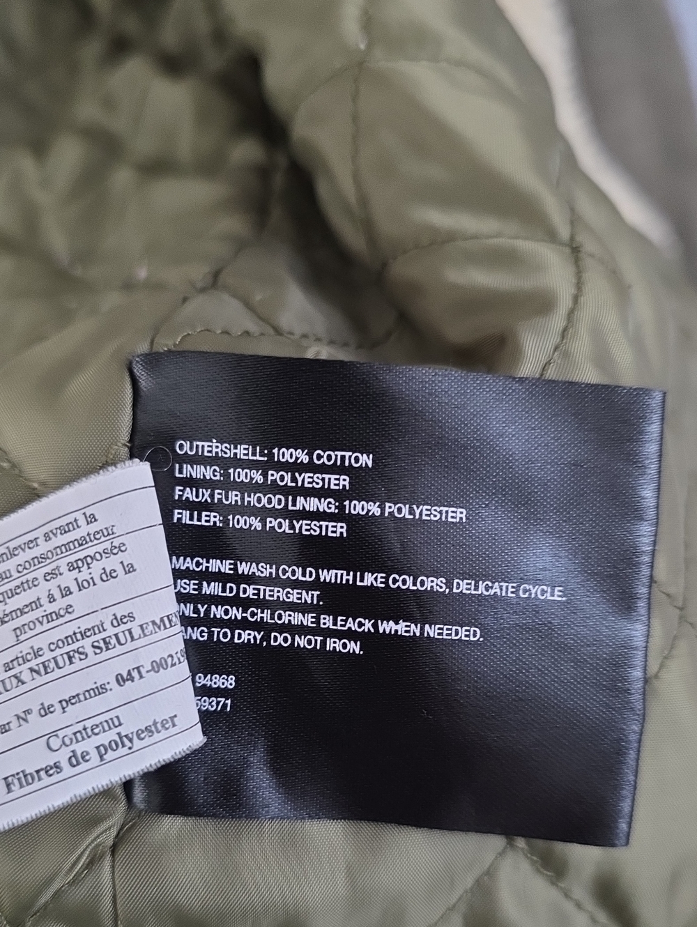 Collection New York Olive Green Sherpa Lined Hooded Utility Jacket Women's Large - Picture 12 of 16